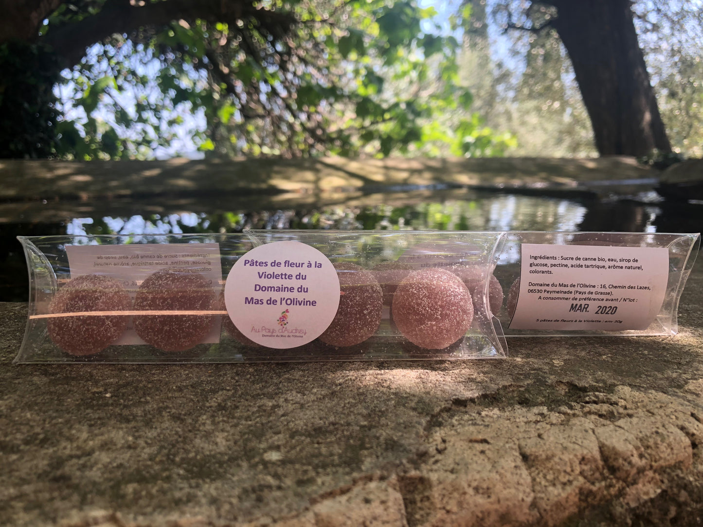 Pâtes de fleurs à la Violette